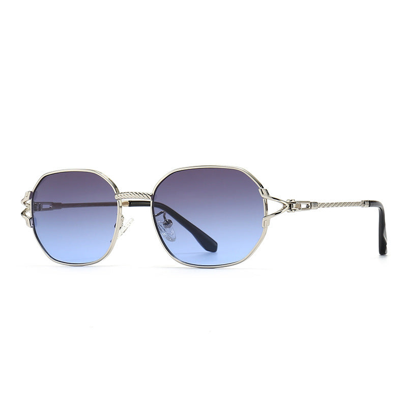 Modern Retro Square Flat Top Sunglasses