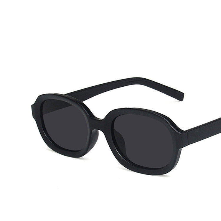 Oval Trend Fashion Concave Statement Sunglasses