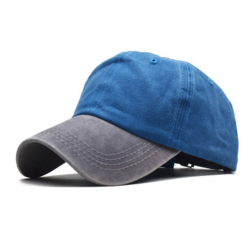 Pure Cotton Color Matching Sunshade Baseball Unisex Casual Sun Hat