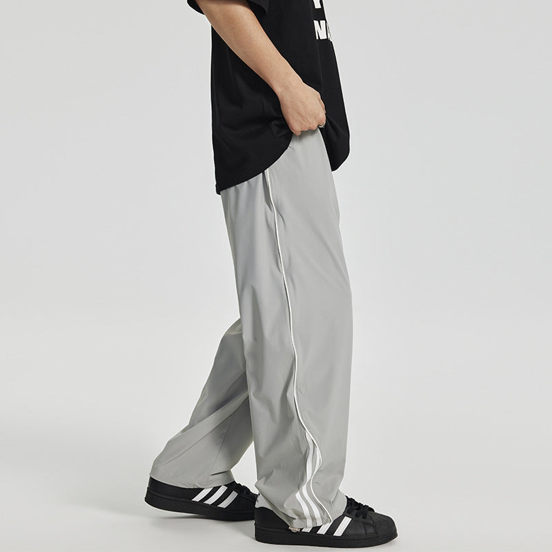 Retro Side Striped Casual Pants For Men