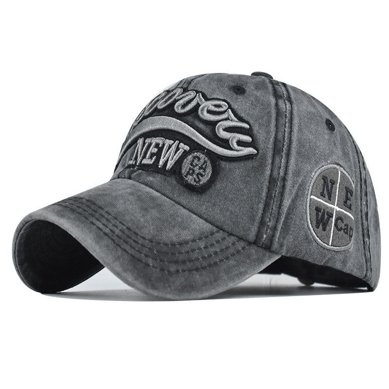 New Large Letter Stereo Embroidered Baseball Hat