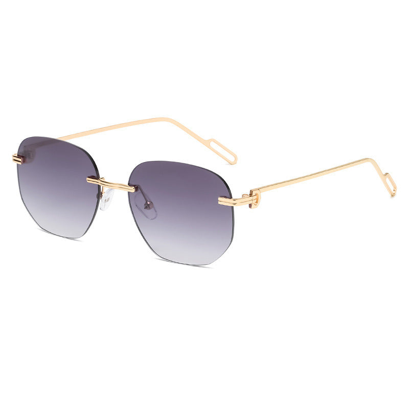 Women's Small Frame Cut Edge Sunglasses