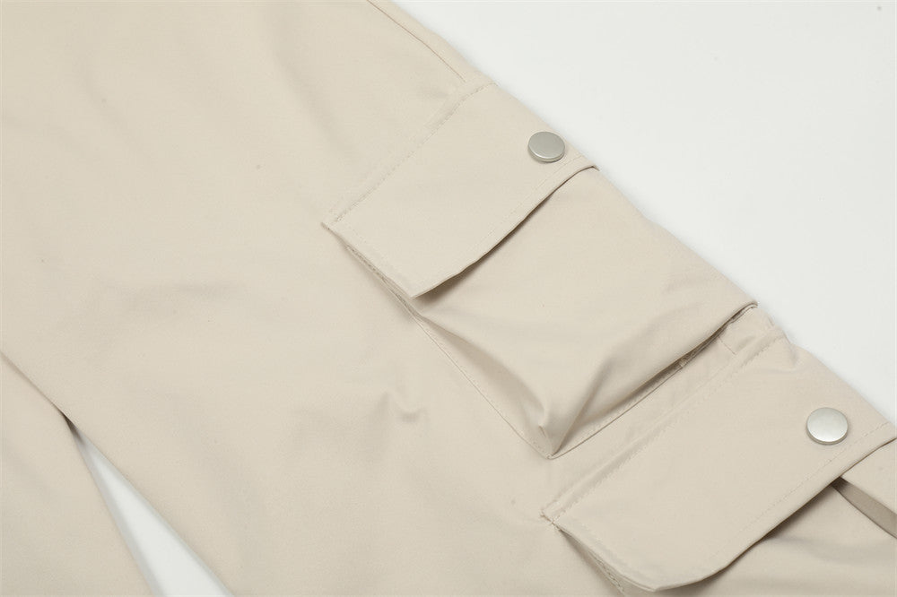 Workwear Straight Loose Wide-leg Pants For Men