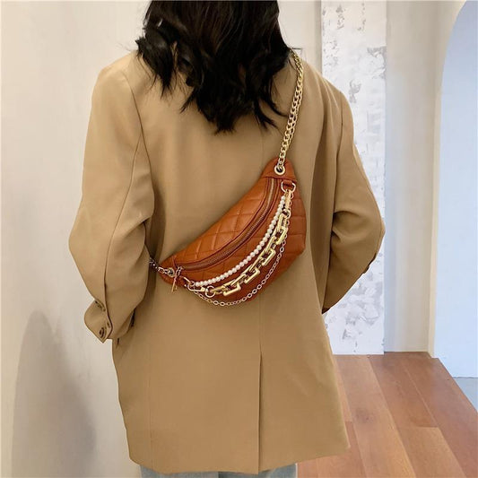 Fashion Chain One Shoulder Messenger Chest Bag