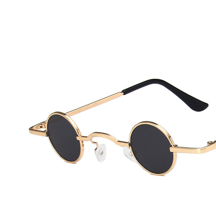 Girls Fashion Retro Round Frame Sunglasses