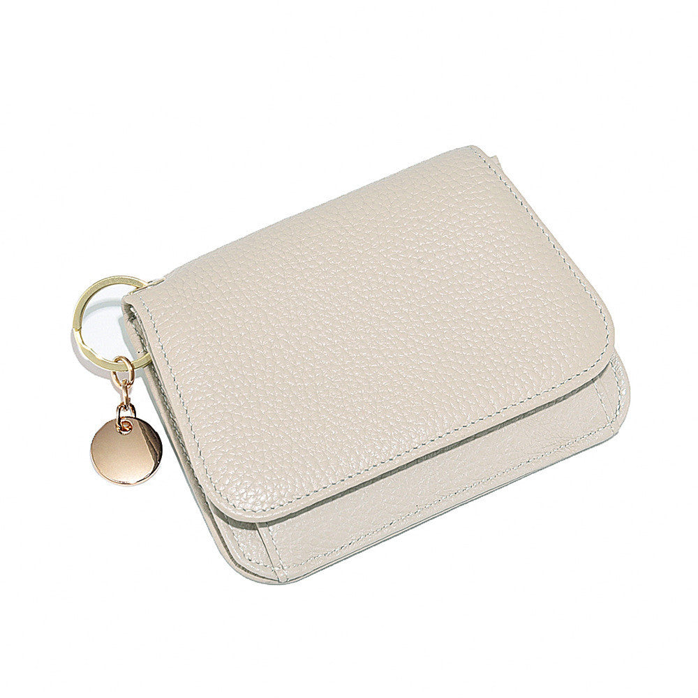 Fashion Cowhide Small Cute Zipper Coin Purse