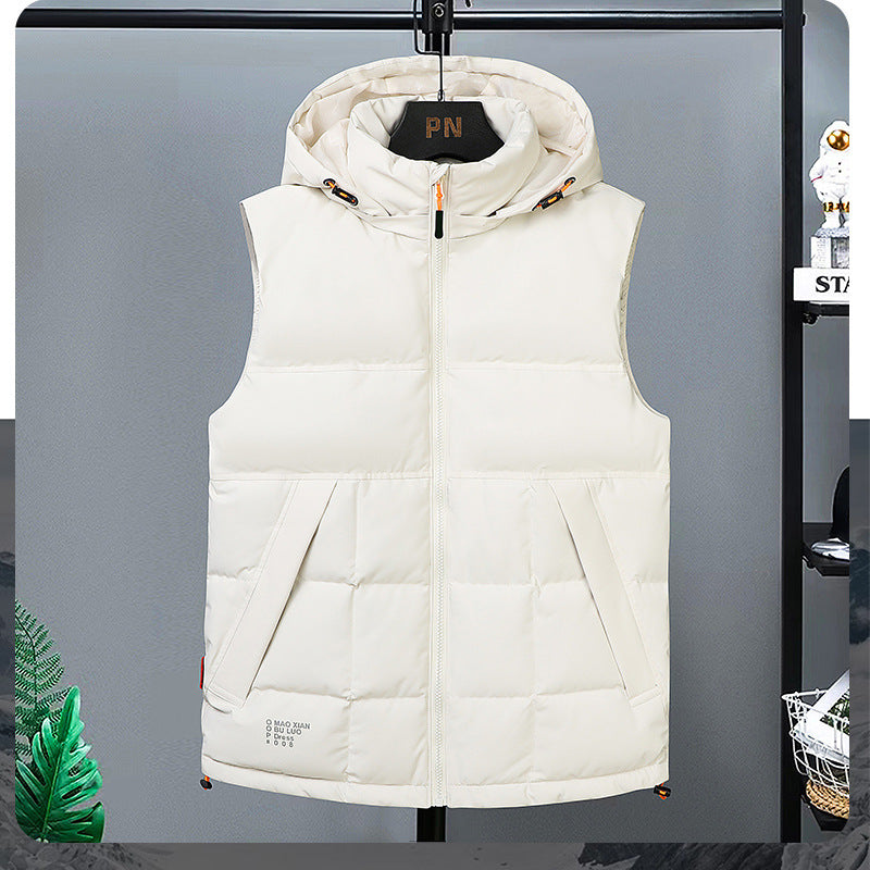 Fashion Personality Detachable Down Jacket Men