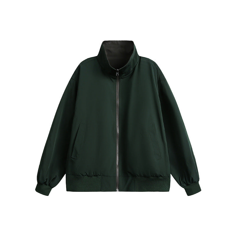 Retro Stand Collar Jacket For Men And Women