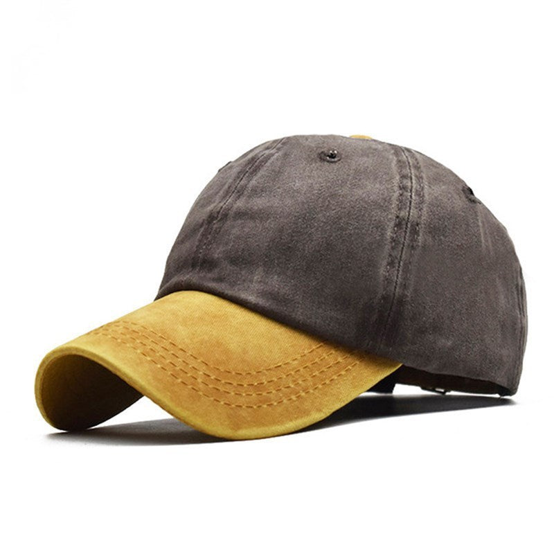 Pure Cotton Color Matching Sunshade Baseball Unisex Casual Sun Hat