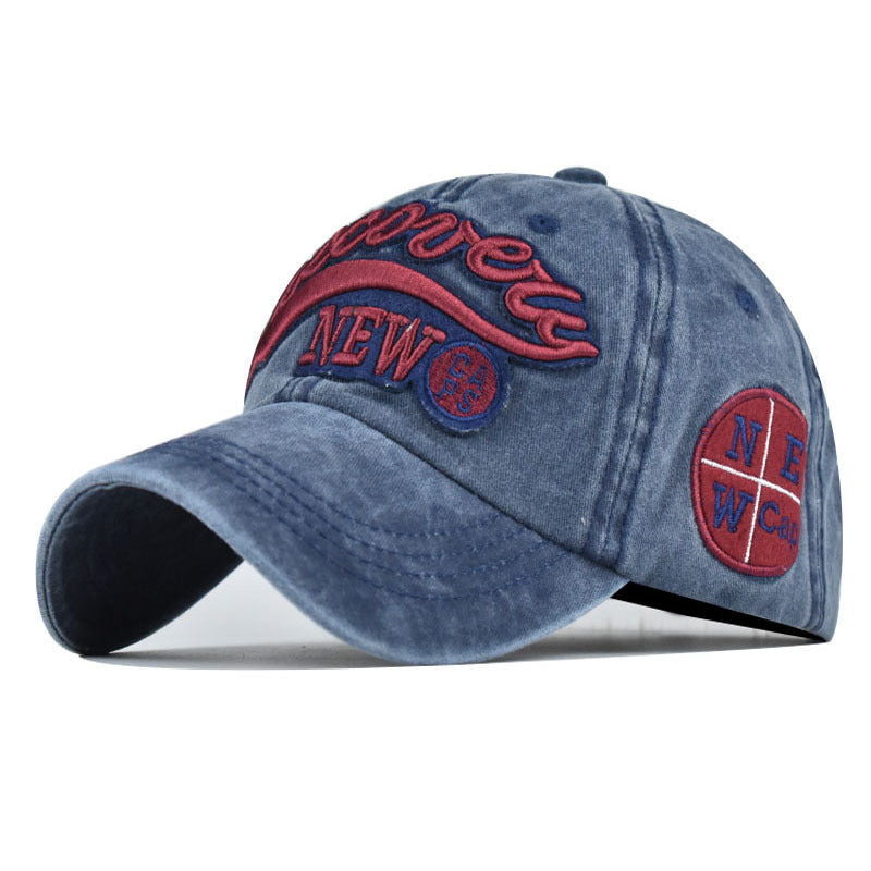 New Large Letter Stereo Embroidered Baseball Hat