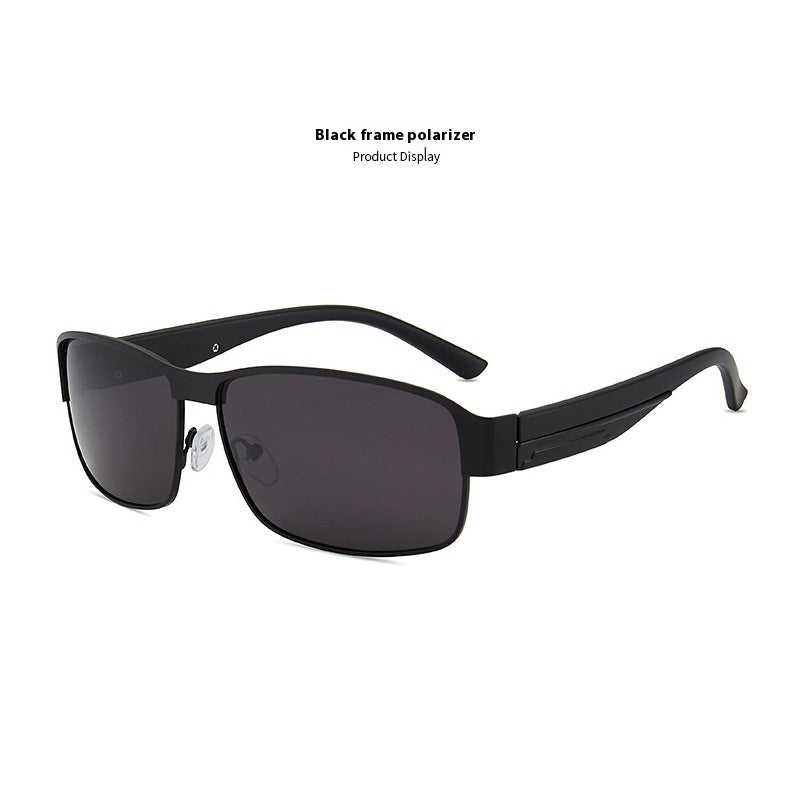 Men's Retro Metal Polarized Sunglasses