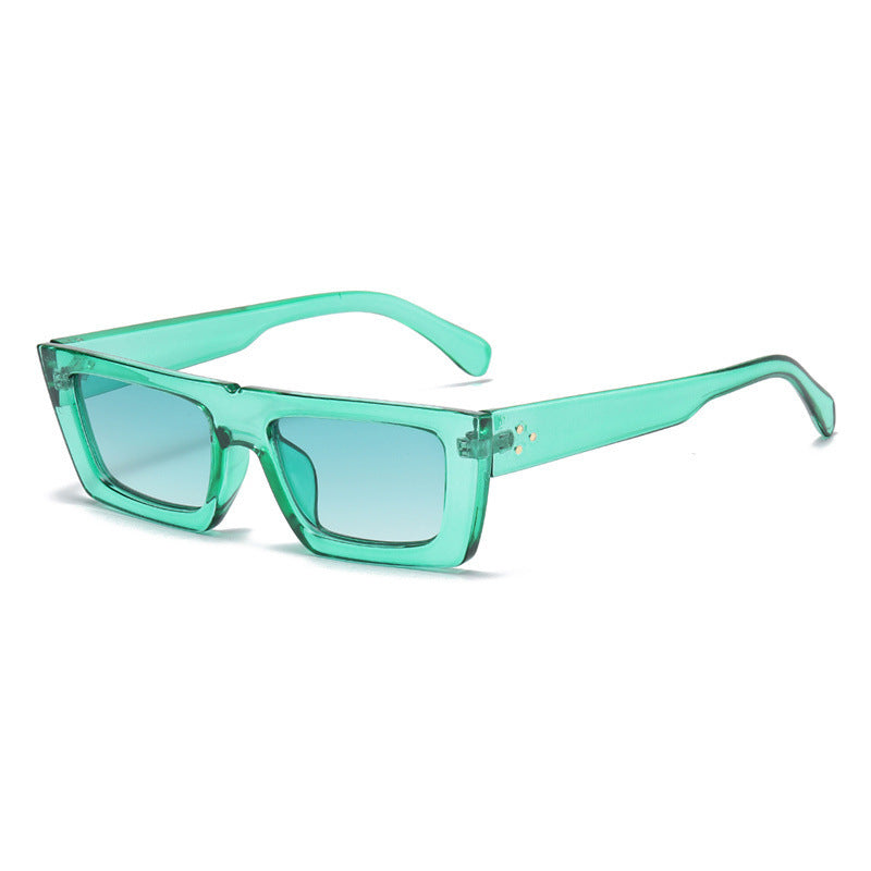 Street Girl Retro Square Sunglasses Rectangle