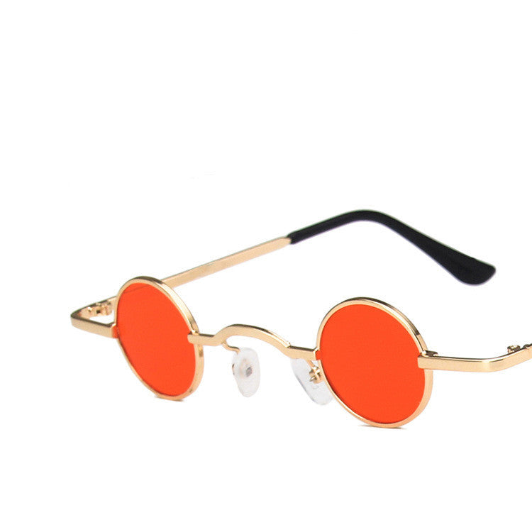 Girls Fashion Retro Round Frame Sunglasses