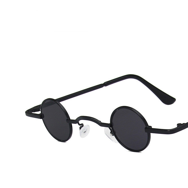 Girls Fashion Retro Round Frame Sunglasses