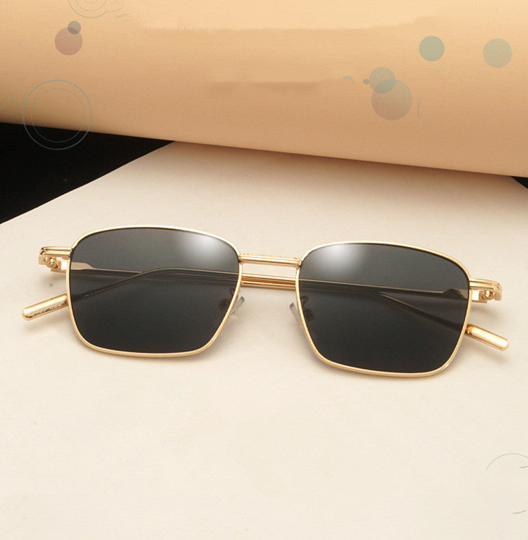 Metal Small Frame Fashionable Versatile Sunglasses