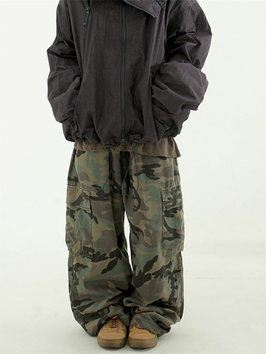 Camouflage Workwear Casual Pants For Men And Women