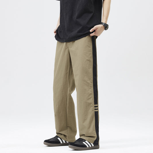 Fashionable Thin Three-bar Casual Pants For Men