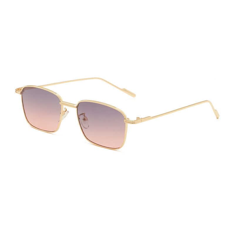 Metal Small Frame Fashionable Versatile Sunglasses