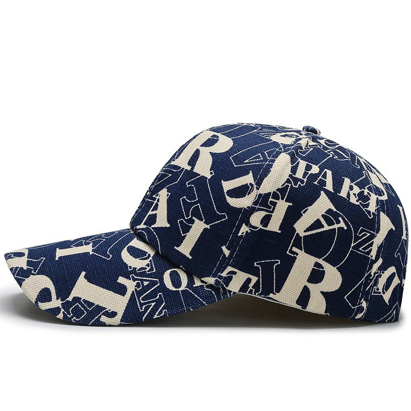 Letter Baseball Cap Casual Fashion Trend