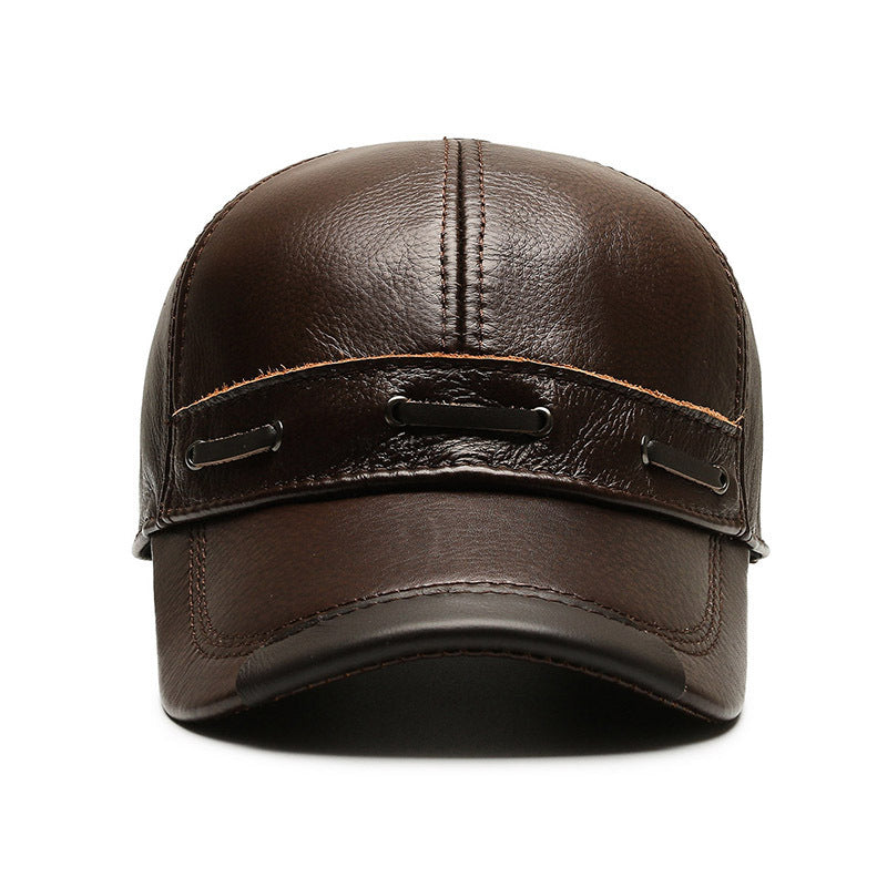 Men's Windproof Thermal Retro Peaked Cap