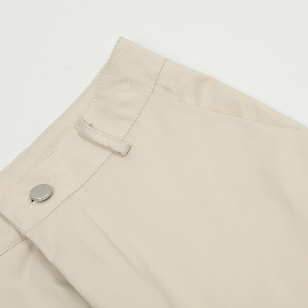 Workwear Straight Loose Wide-leg Pants For Men