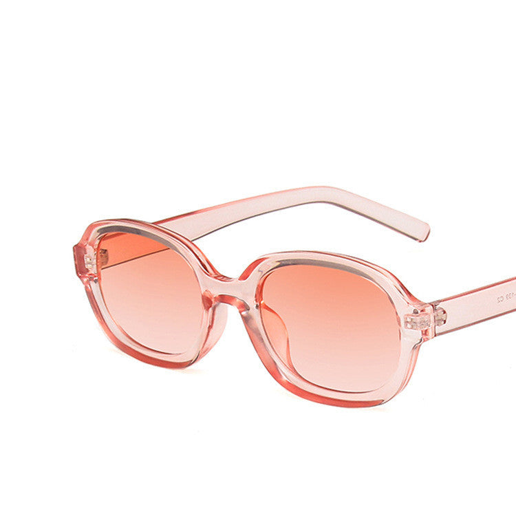 Oval Trend Fashion Concave Statement Sunglasses