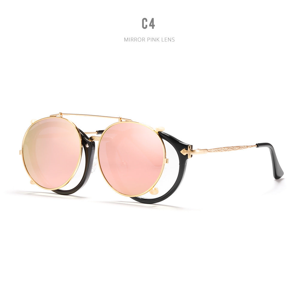 Women's Casual Plain Metal Sunglasses