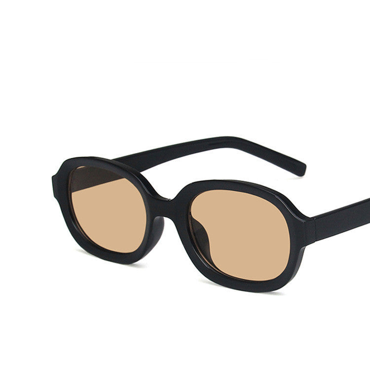 Oval Trend Fashion Concave Statement Sunglasses