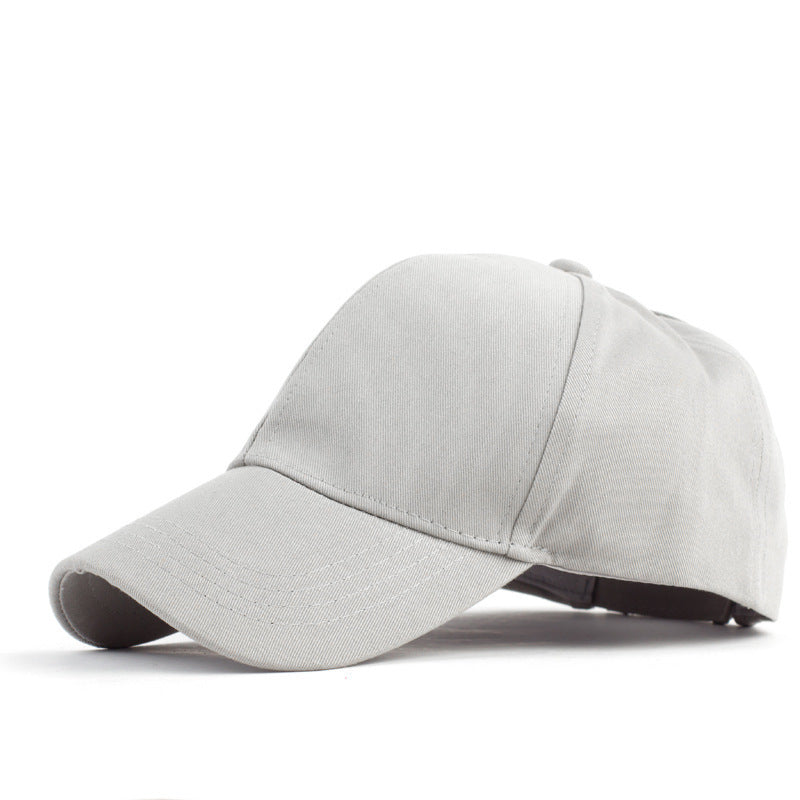 Ladies Hat Ponytail Baseball Cap Cotton Back Sun Hat