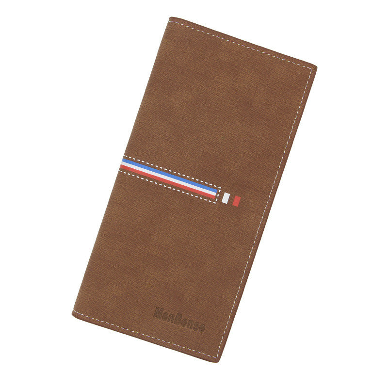 Men's Wallets Long Vertical Large Capacity