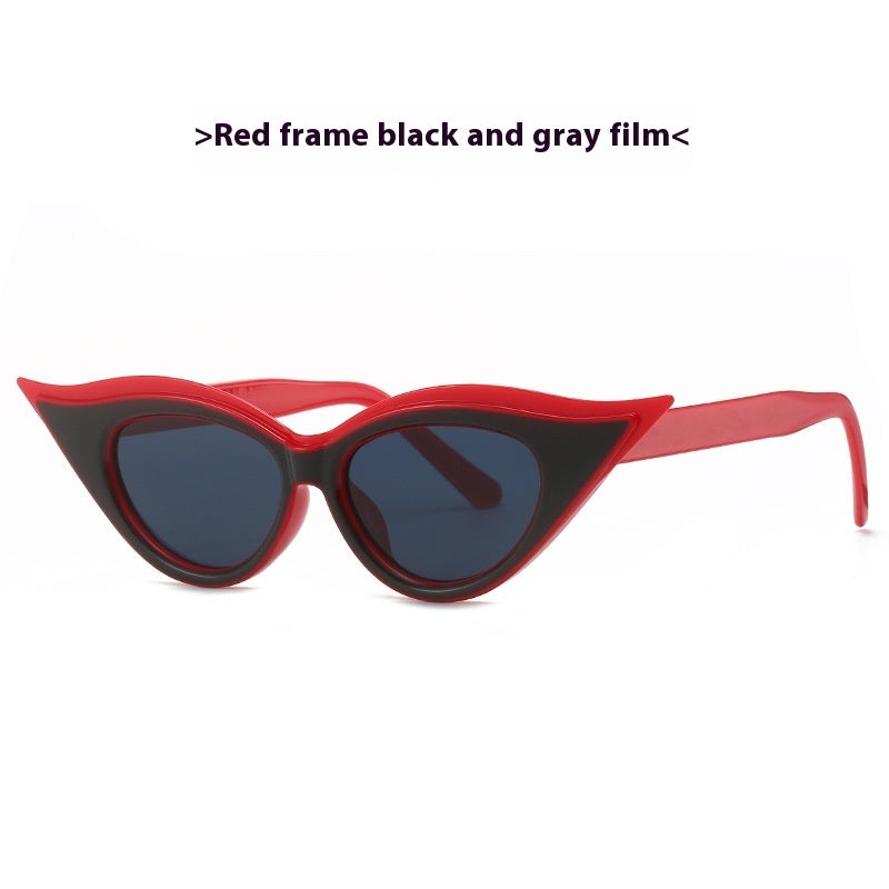 Cat Eye Pointed Model Style Sunglasses