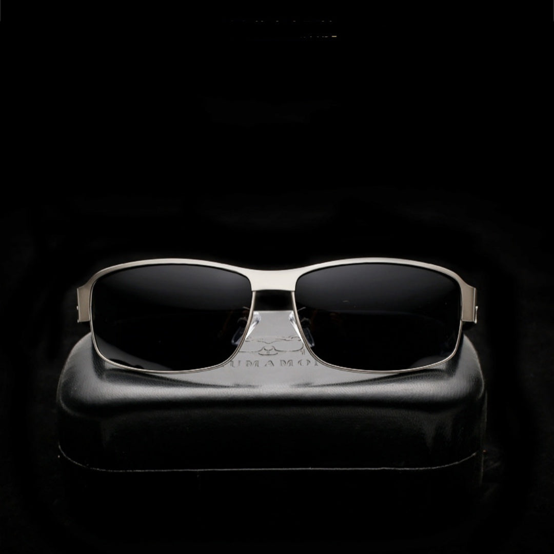 Men's Retro Metal Polarized Sunglasses