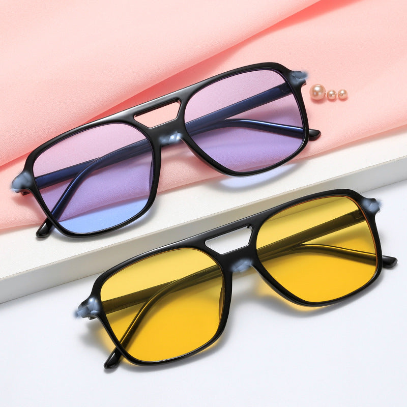 Double Beam Fashion Sunglasses Trend