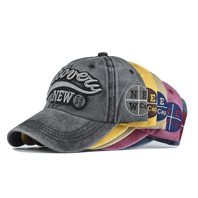 New Large Letter Stereo Embroidered Baseball Hat