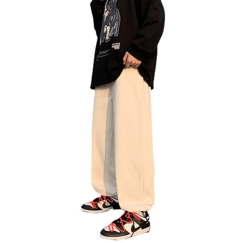 New Style Towel Embroidered Letters Casual Pants For Men