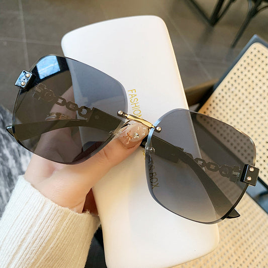 2 Fashion Sunglasses Large Frame Retro