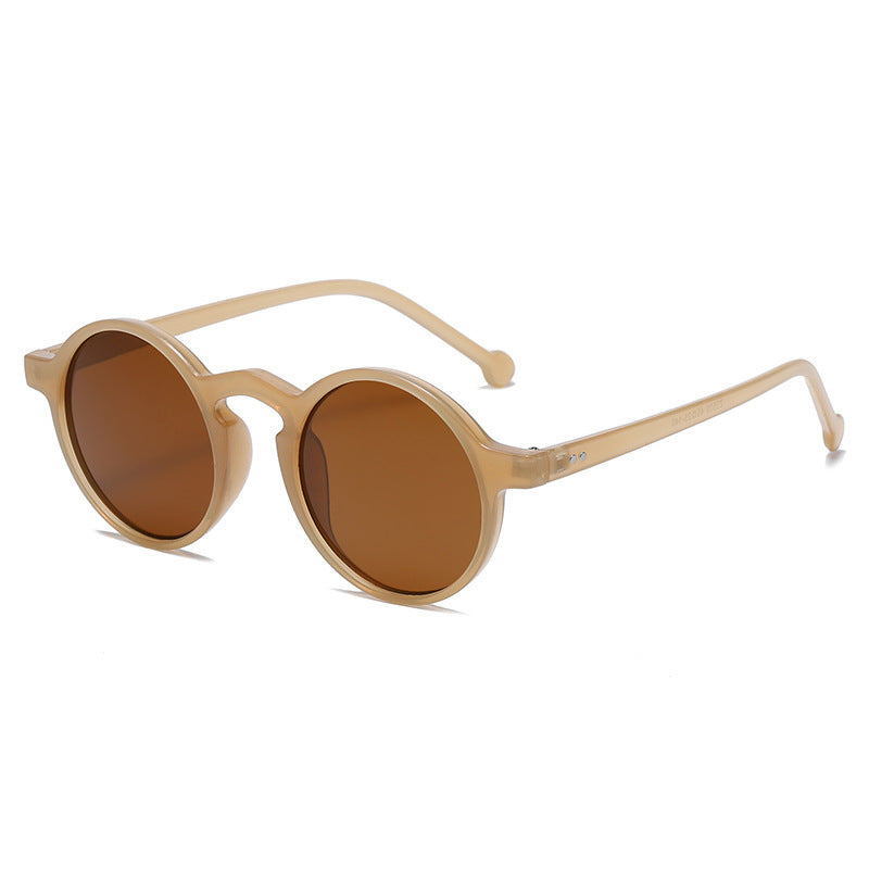 Round Retro Small Frame Sunglasses